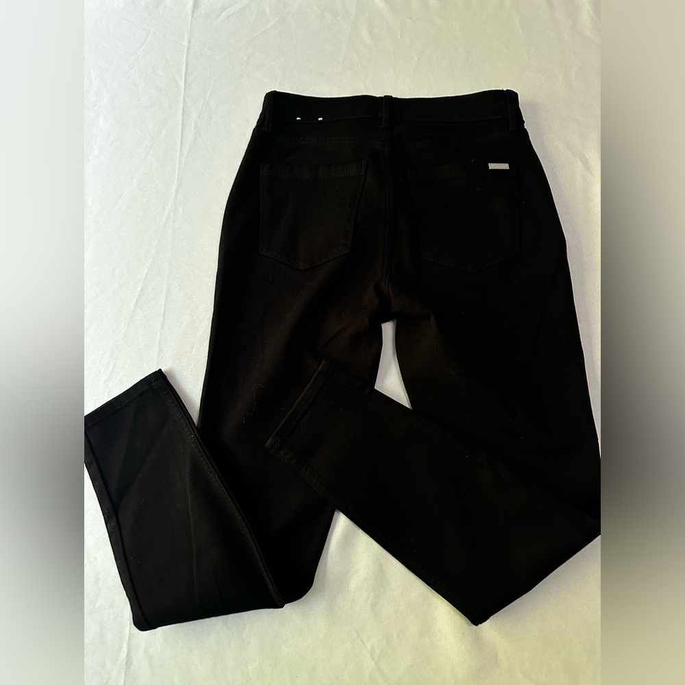 WHBM Sculpt Skinny Jean Black Ankle NWOT Sz 2 Studded Pocket - Picture 3 of 5